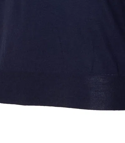Brunello Cucinelli Men Cashmere And Silk Light Sweater In Blue