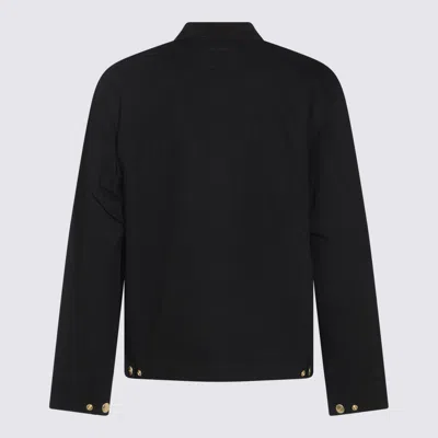 Carhartt Black Cotton Casual Jacket In Black
