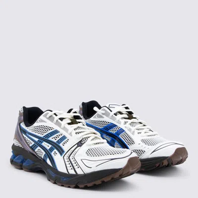 Asics Cream And Blue Gel-kayano 14 Sneakers In Multi