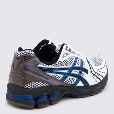 Asics Cream And Blue Gel-kayano 14 Sneakers In Multi