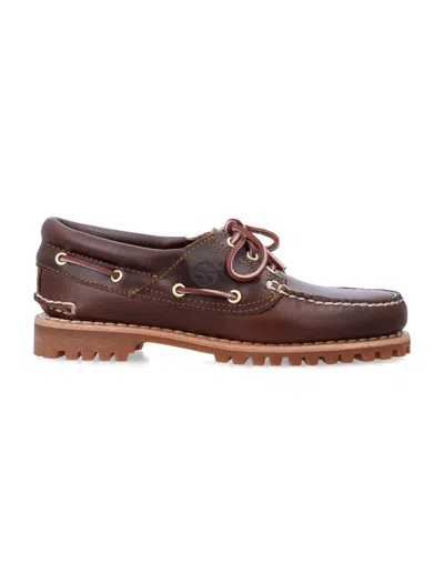 Timberland 3 Eye Boat Shoes Noreen In Burgundy