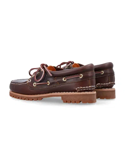 Timberland 3 Eye Boat Shoes Noreen In Burgundy