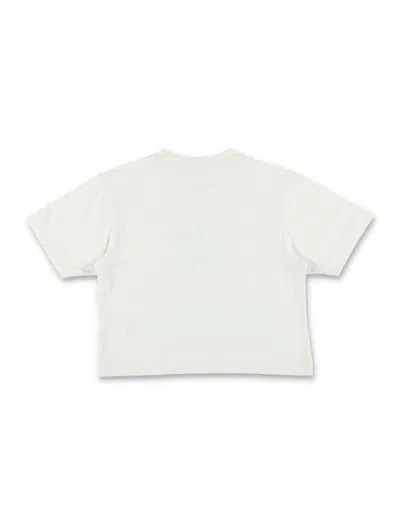 Bonpoint Tee Crop Cherry In White
