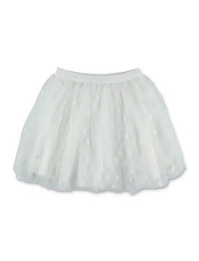 Bonpoint Tulle Skirt Pois In White