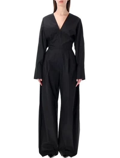 The Latest Popeline Drew Jumpsuit In Black