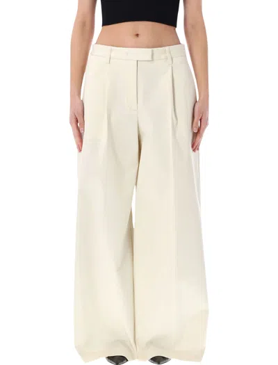 The Latest Deva Cotton Tailored Pants In Neutral