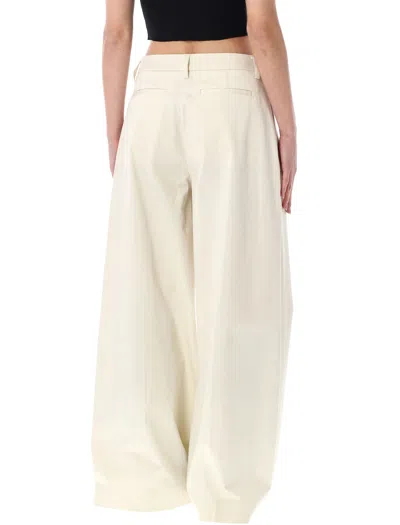 The Latest Deva Cotton Tailored Pants In Neutral