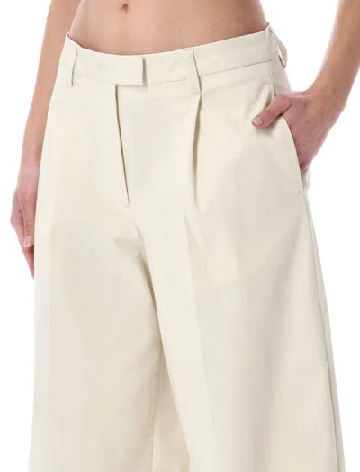 The Latest Deva Cotton Tailored Pants In Neutral