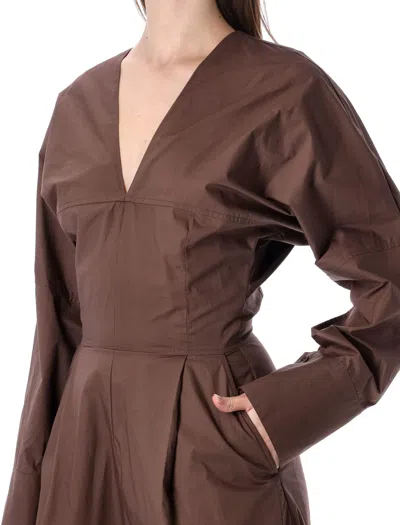 The Latest Popeline Drew Jumpsuit In Brown
