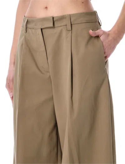 The Latest Cognac Cotton Deva Trousers In Brown
