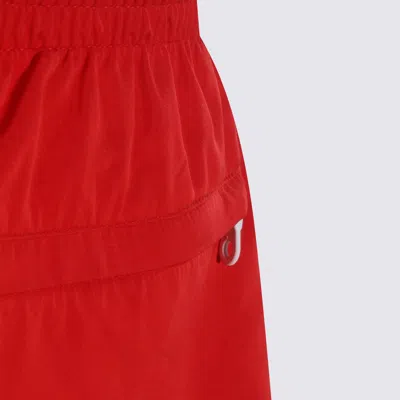 Diesel Logo-detail Swim Shorts In Red