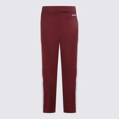 Casablanca Bordeaux Pant In Burgundy