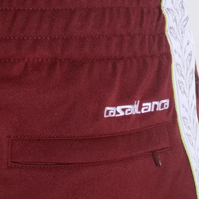 Casablanca Bordeaux Pant In Burgundy