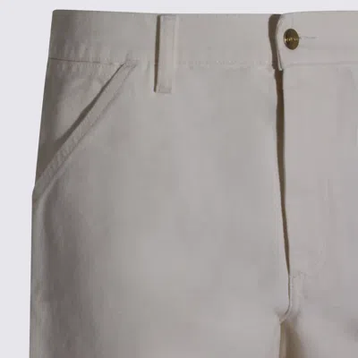 Carhartt Wip Single Knee Fleur De Sel Pants In White