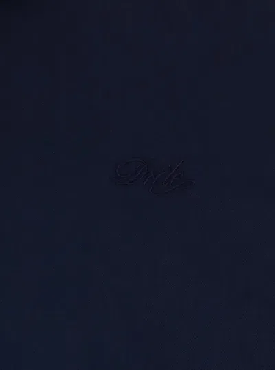 Drôle De Monsieur Corduroy Collar Jacket In Blue