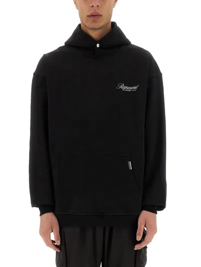 Represent Owners Club Graphic Hoodie In Black