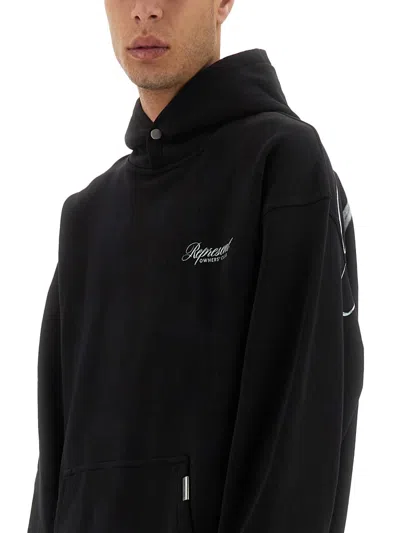 Represent Owners Club Graphic Hoodie In Black