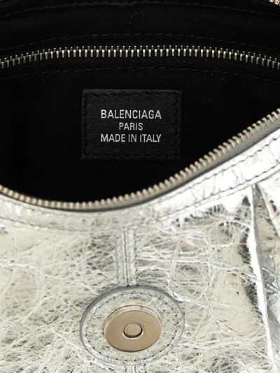 Balenciaga Pamela Small Shoulder Bag In Silver