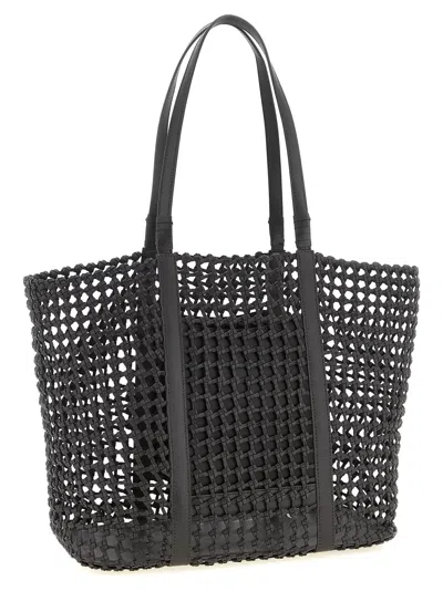Staud Getaway Shopping Bag In Black