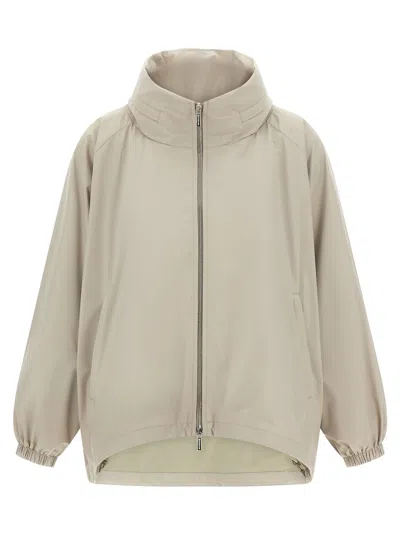 Moorer Lehua Puffer Jackets Gray In Neutral