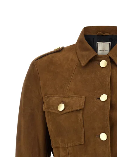 Tagliatore Clea Puffer Jackets Brown In Brown