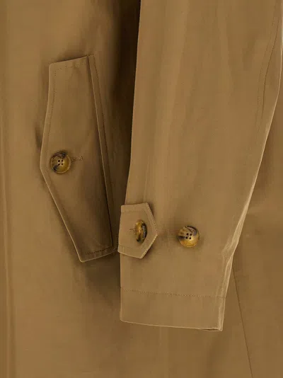 Baracuta Flap-pocket Buttoned Coat In Green