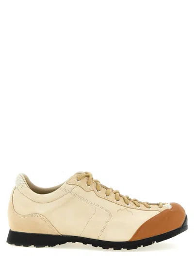 Diemme Movida 92 Embossed-logo Nubuck Sneakers In Neutral