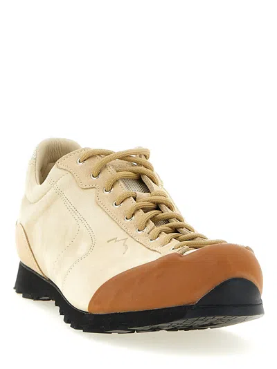 Diemme Movida 92 Embossed-logo Nubuck Sneakers In Neutral
