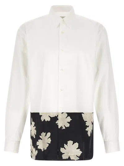 Dries Van Noten Capero Shirt Long Sleeves Button Collar In White
