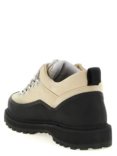 Diemme Cornaro Logo-embossed Lace-up Hiking Boot In Brown