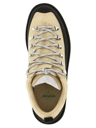 Diemme Cornaro Logo-embossed Lace-up Hiking Boot In Brown