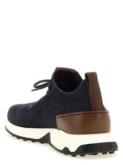 Tod's Socks Sneakers Gray In Black