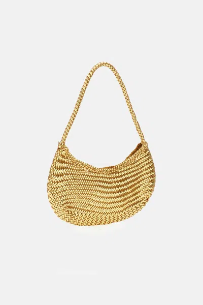 Dragon Diffusion Nova Luna Woven Tote Bag In Gold