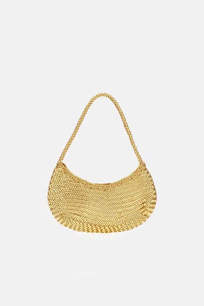 Dragon Diffusion Nova Luna Woven Tote Bag In Gold