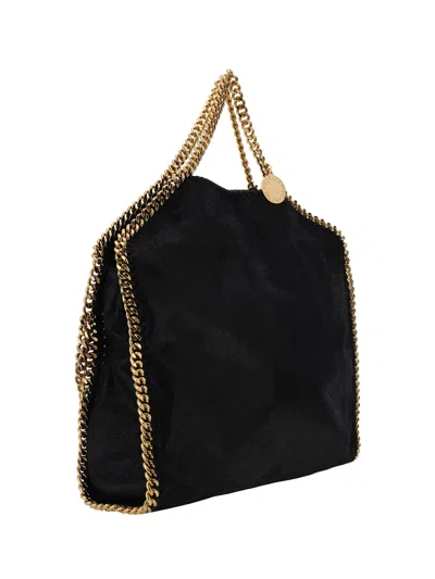 Stella Mccartney Falabella Fold Over Tote Shoulder Bag In Black