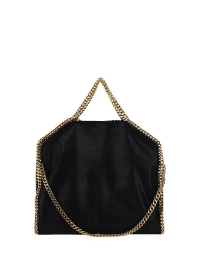 Stella Mccartney Falabella Fold Over Tote Shoulder Bag In Black