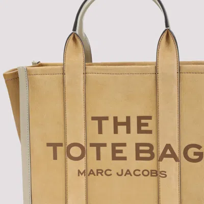 Marc Jacobs Medium The Suede Medium Tote Bag In Neutral