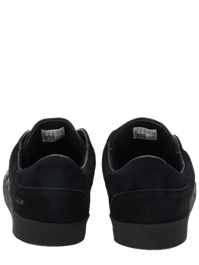 Y-3 Gazelle Black Leather Sneakers In Multi