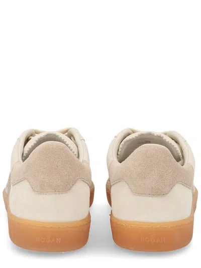 Hogan Cool Suede Sneakers In Nude