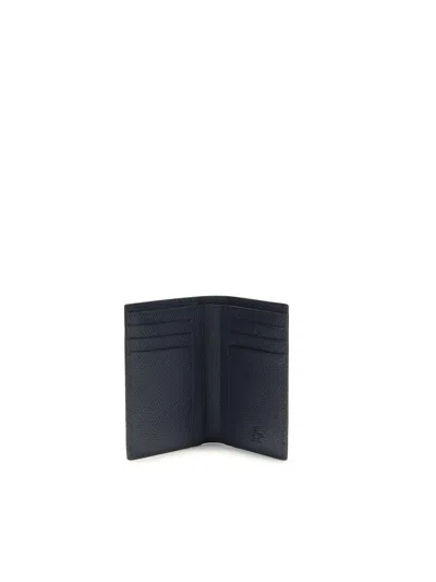 Valentino Vlogo Signature Card Holder In Blue
