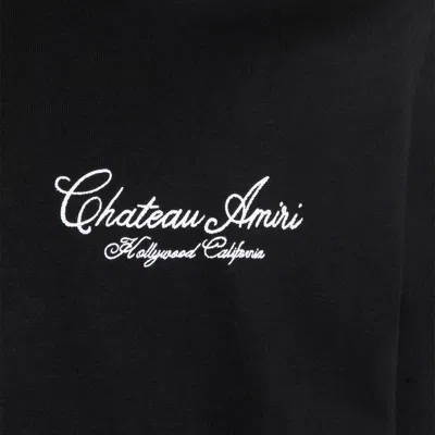 Amiri Graphic Print Crew Neck Relaxed Fit T-shirt In Black