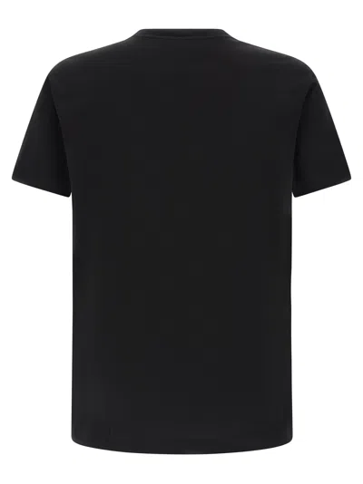 Dolce & Gabbana Crewneck T-shirt With Embroidered-logo In Black