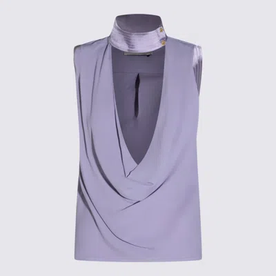 Elisabetta Franchi Shirts Light And Natural In Purple