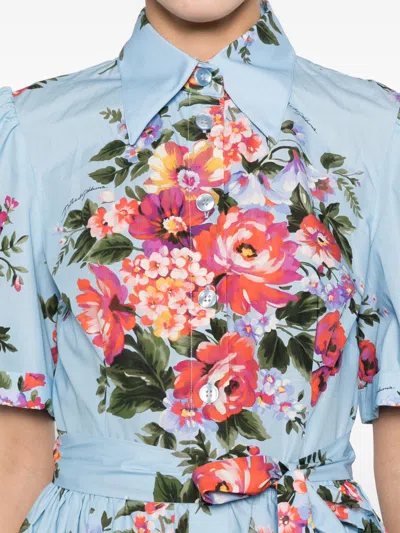 Dolce & Gabbana Emporio Armani Nylon Short Down Jacket In Blue