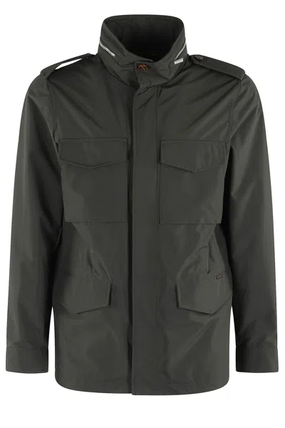 Moorer Denver Jacket - Acqua Line In Green