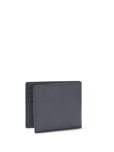Valentino Vlogo Signature Wallet In Blue
