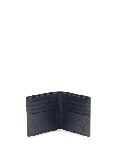 Valentino Vlogo Signature Wallet In Blue