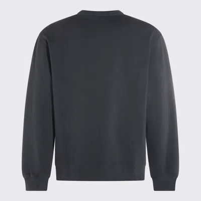 Carhartt Dark Grey Cotton Sweatshirt In Blue
