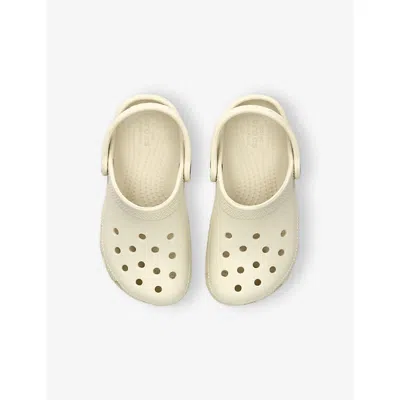 Crocs Bone Kids' Toddler Classic Rubber Clogs Eur 25 /7.5 Uk In Brown