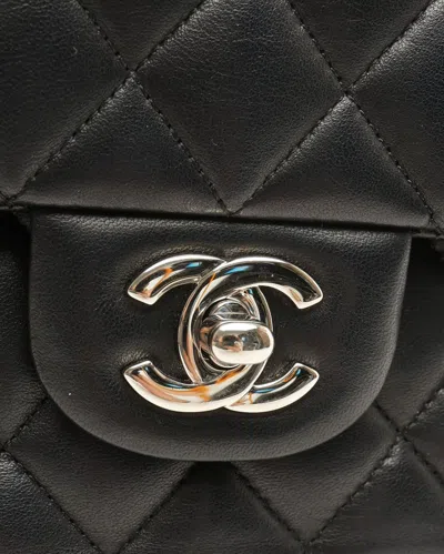 Pre-owned Chanel Classic Medium Double Flap Bag In Black